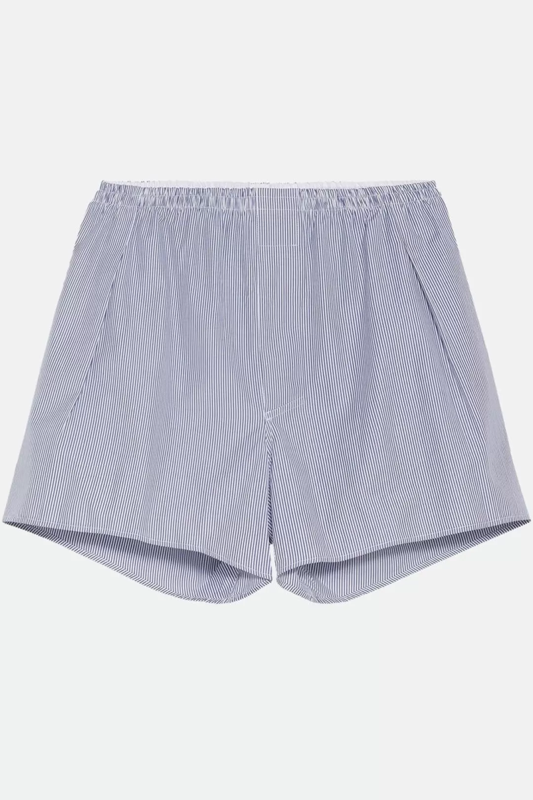 Boggi Boxer In Cotone A Righe Blu Bastoncino Blu Store