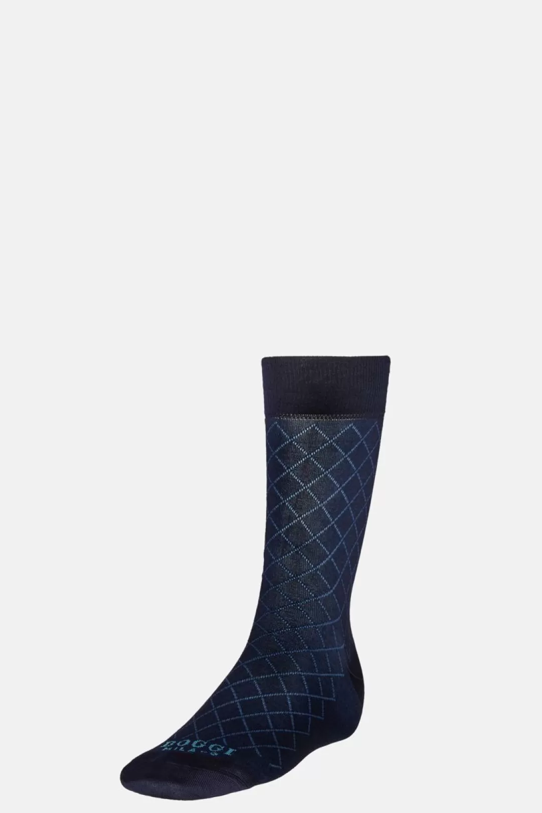 Boggi Calze Geometrie In Misto Cotone Navy Flash Sale