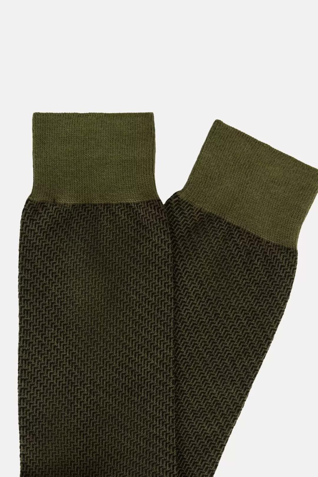 Boggi Calze Micro Motivo In Cotone Organico Militare Clearance