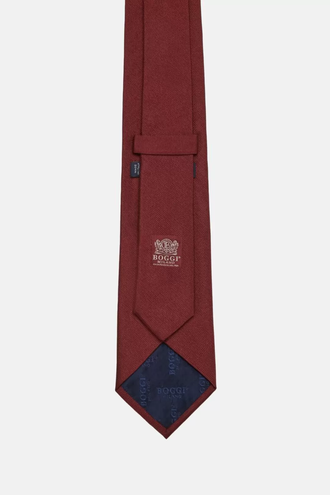 Boggi Cravatta In Seta Blu Cheap