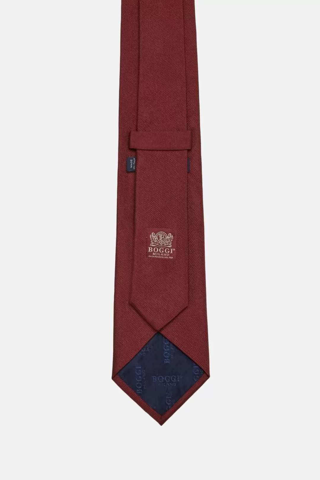 Boggi Cravatta In Seta Bordeaux Best Sale