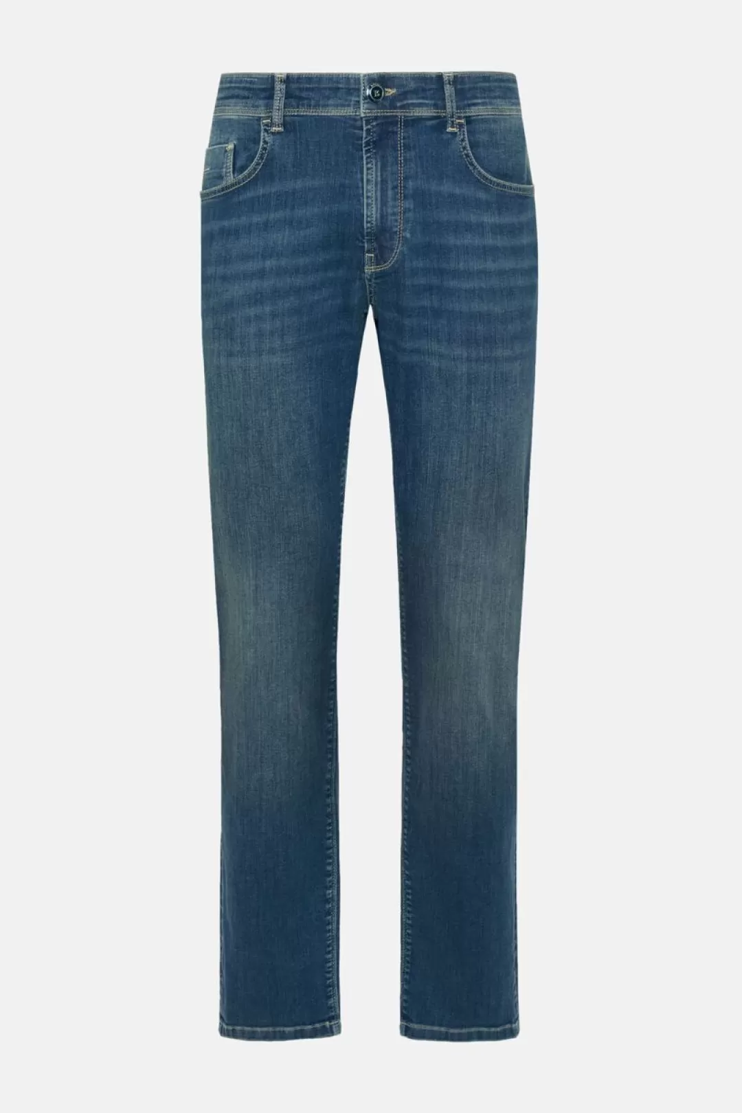 Boggi Jeans In Denim Elasticizzato Medio Blu Best