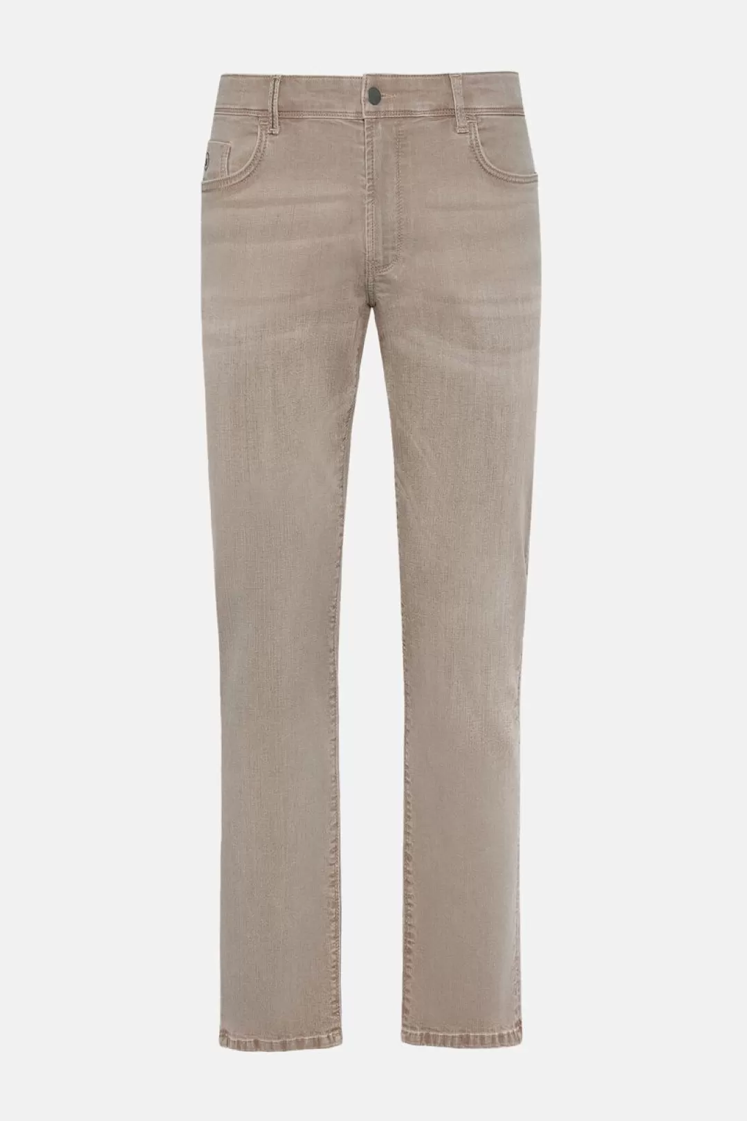 Boggi Jeans In Denim Riciclato Elasticizzato Beige Flash Sale