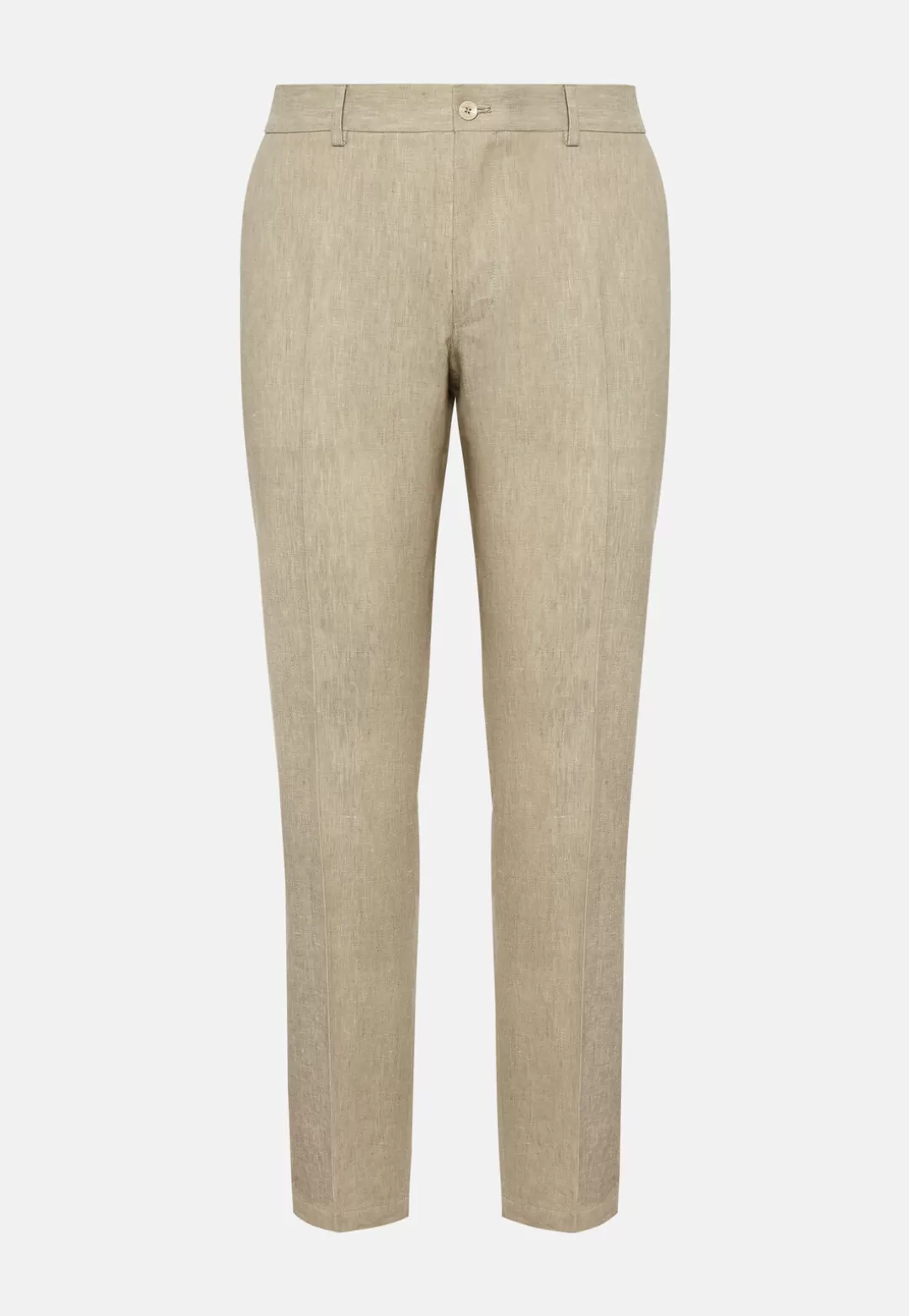 Boggi Pantaloni In Lino Taupe Outlet