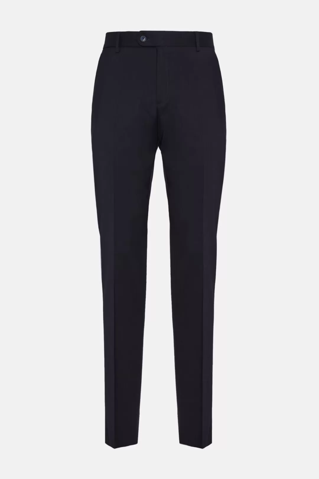 Boggi Pantaloni In Saglia Di Lana Elasticizzata Navy Best