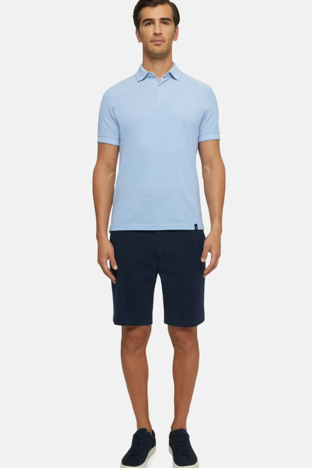 Boggi Polo Oxford Blu Chiaro Online