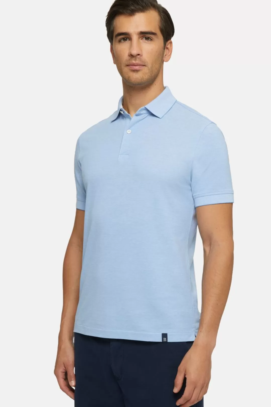 Boggi Polo Oxford Blu Chiaro Online