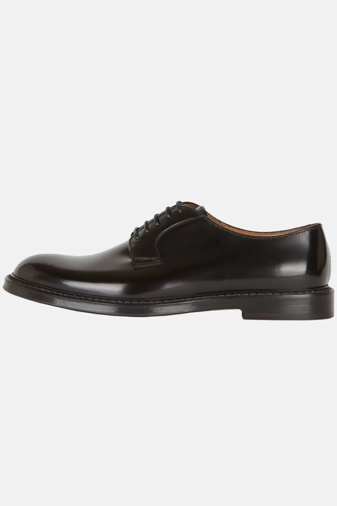 Boggi Scarpe Derby In Pelle Nero New