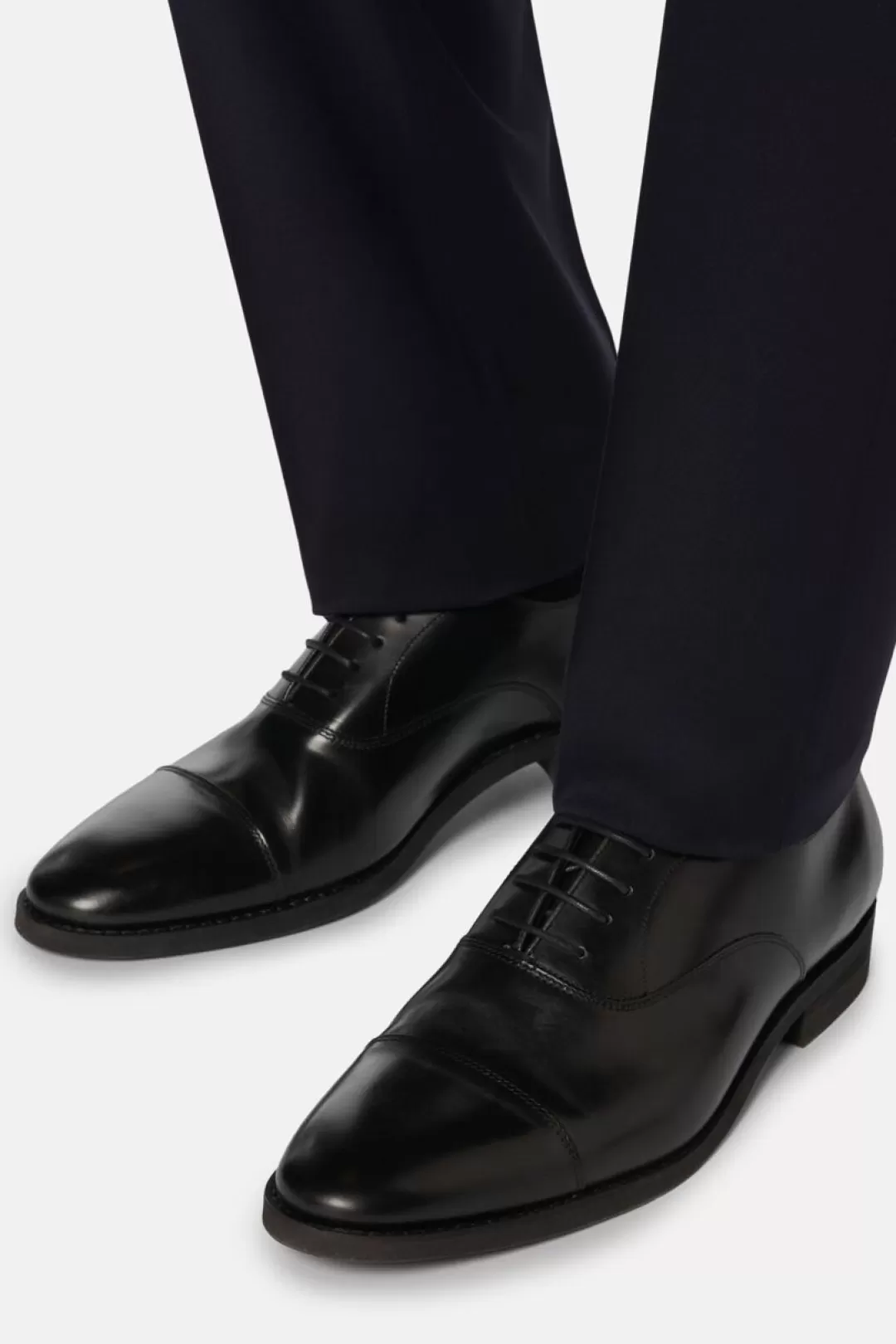 Boggi Scarpe Oxford In Pelle Nero Fashion