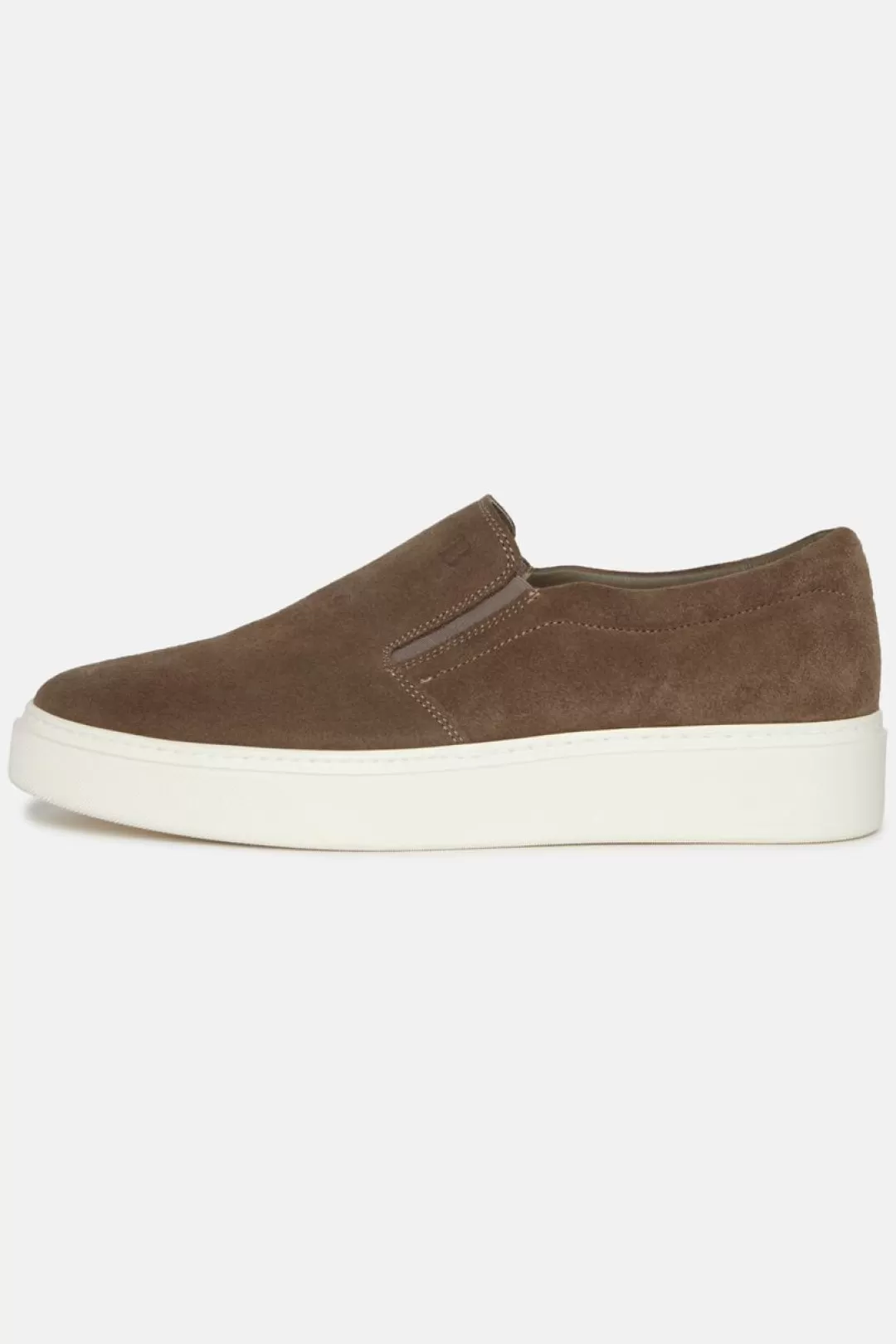 Boggi Slip-On Beige In Pelle Scamosciata Marrone Cheap