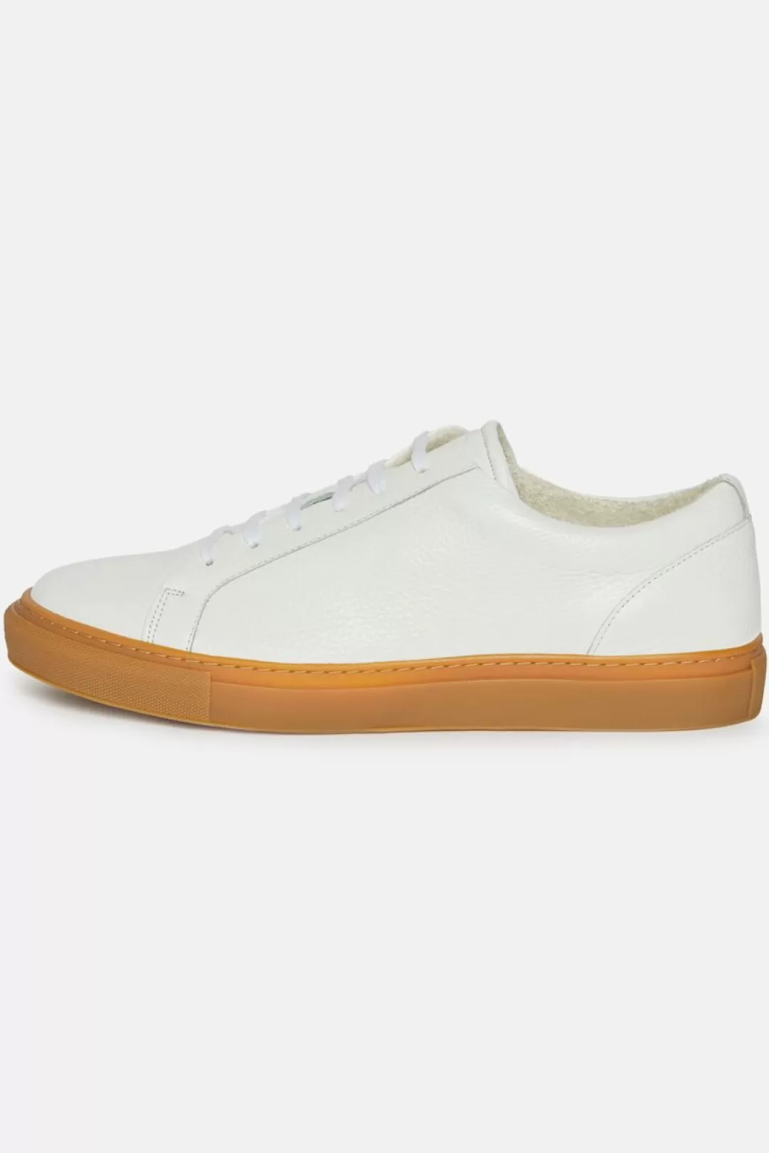 Boggi Sneakers Bianche In Pelle Bottalata White Hot