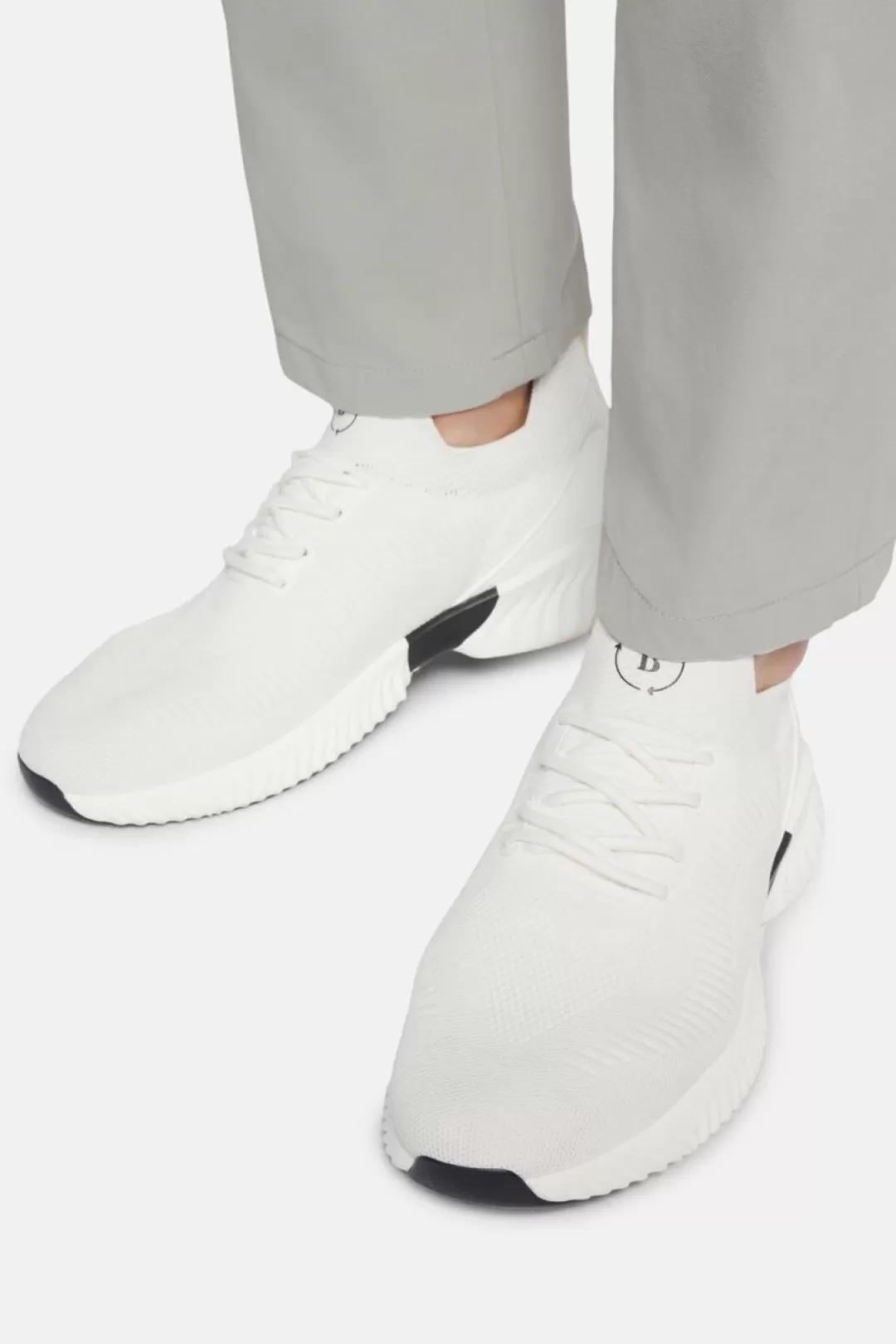 Boggi Sneakers Willow Bianche In Filato Riciclato White Outlet