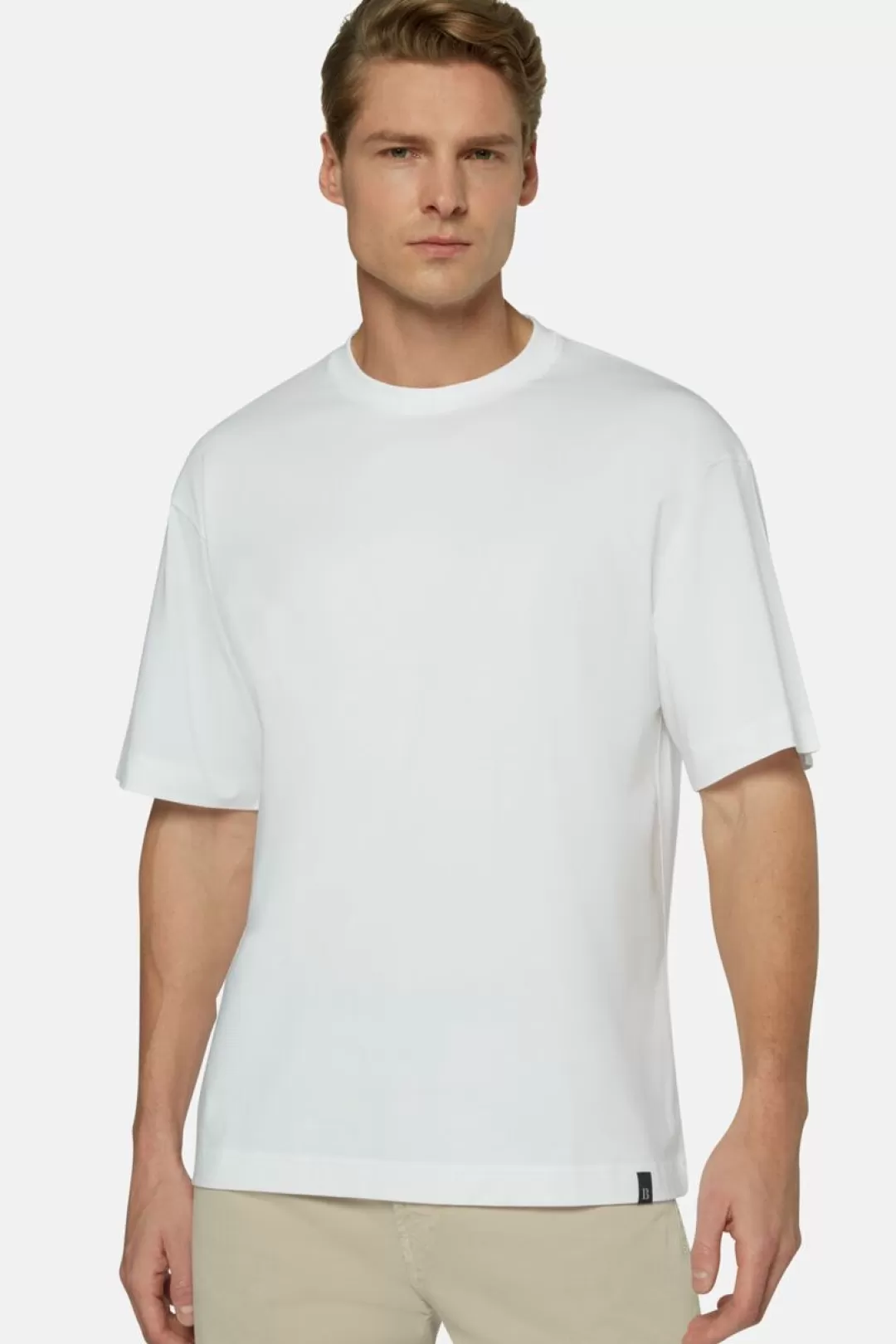 Boggi T-Shirt In Jersey Performante Ecosotenibile Bianco Clearance